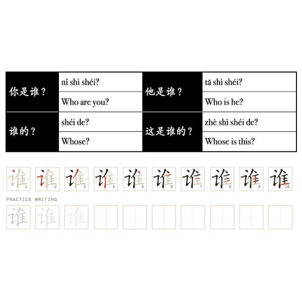 Companion Packet for Character (汉字) Story [言-Speech]