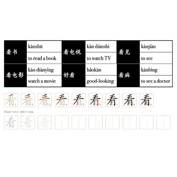 Companion Packet for Character (汉字) Story [目-Eye]