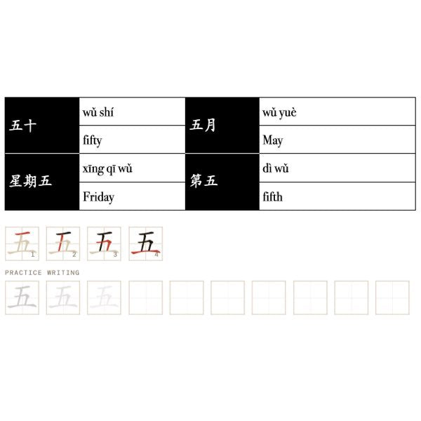 Companion Packet for Character (汉字) Story [一-One]