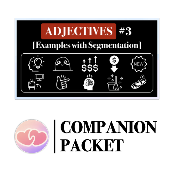 Companion Packet for 10 Essential Adjectives [Part 3/3]