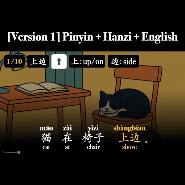New HSK 1 Position Companion Packet + Audio MP3