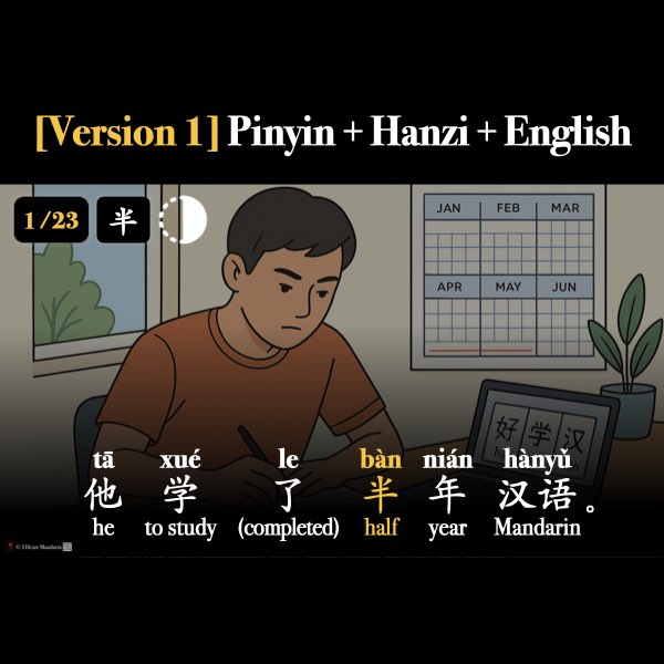 New HSK 1 General Nouns Companion Packet + Audio MP3