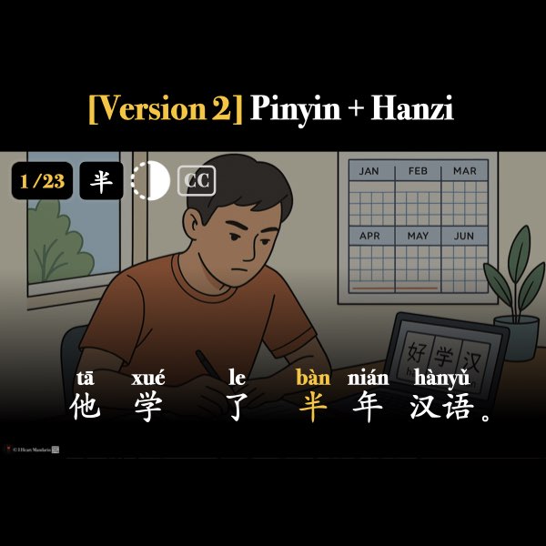 New HSK 1 General Nouns Companion Packet + Audio MP3