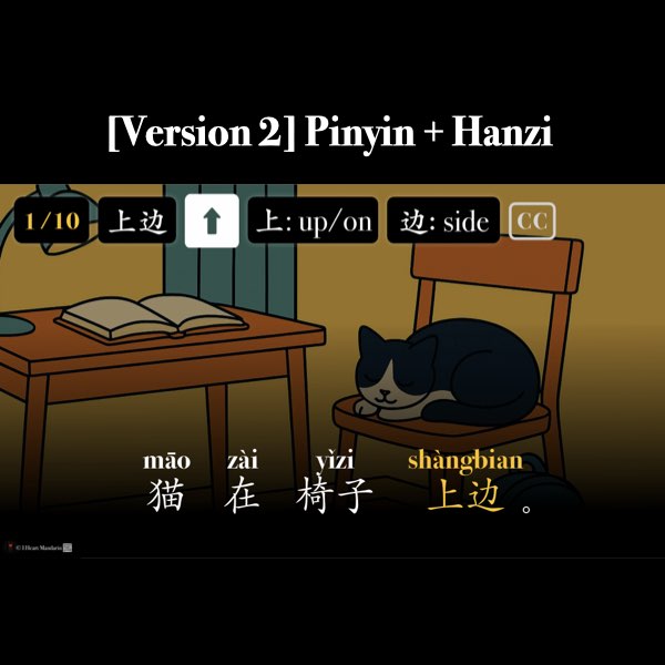 New HSK 1 Position Companion Packet + Audio MP3