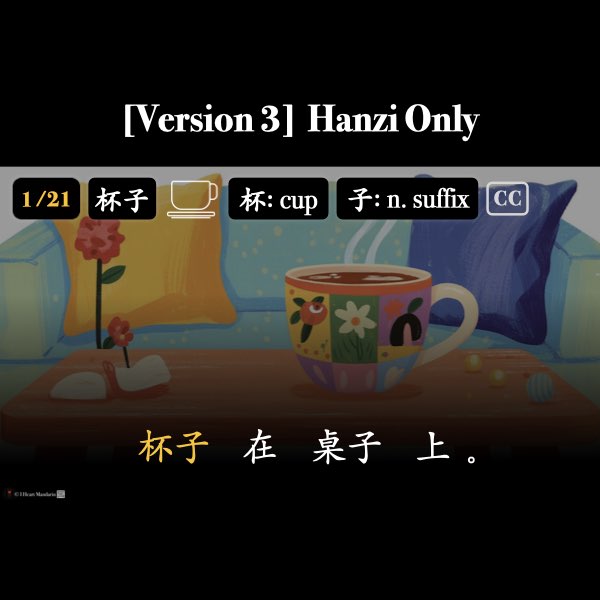 HSK 1 Objects Companion Packet + Audio MP3