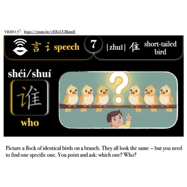 Companion Packet for Character (汉字) Story [言]