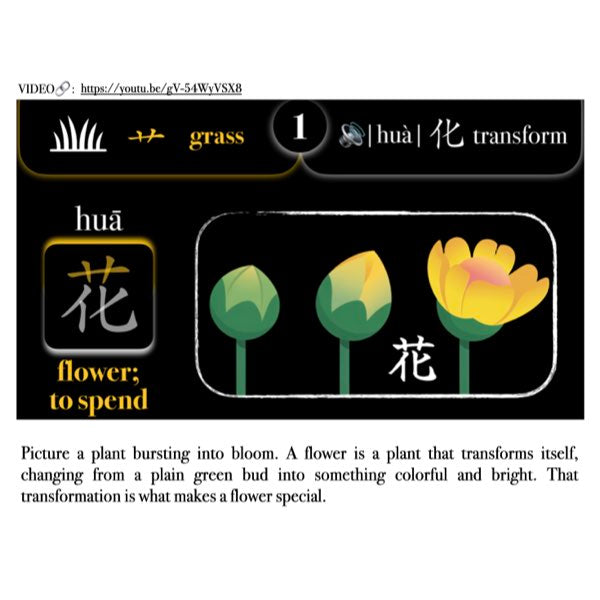 Companion Packet for Character (汉字) Story [艹]