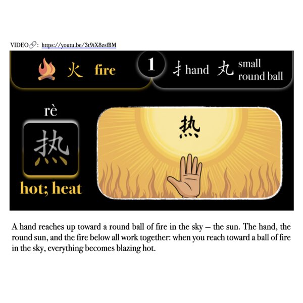 Companion Packet for Character (汉字) Story [火]