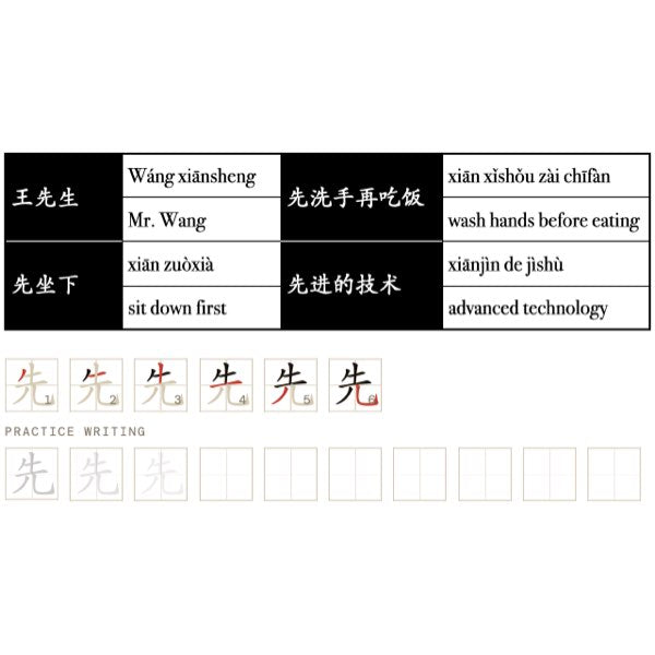 Companion Packet for Character (汉字) Story [儿 Child/Legs Radical]