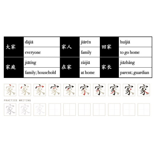 Companion Packet for Character (汉字) Story [⼧]
